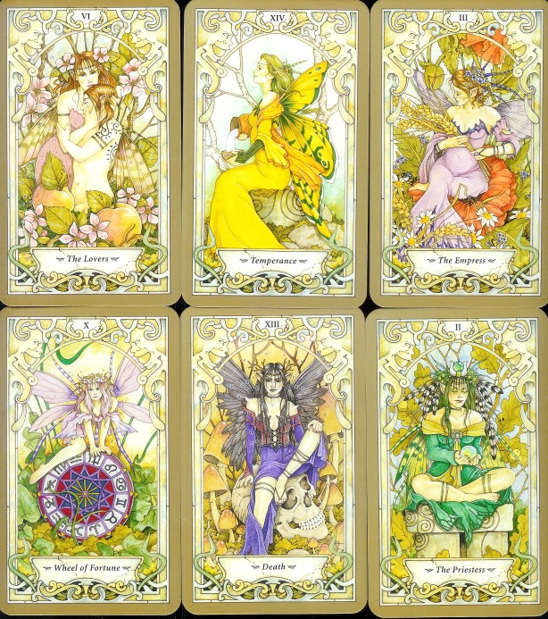 Mystic Faerie Tarot Linda Ravenscroft 78 Tarotkarten & Buch Elfen & Feen eBay